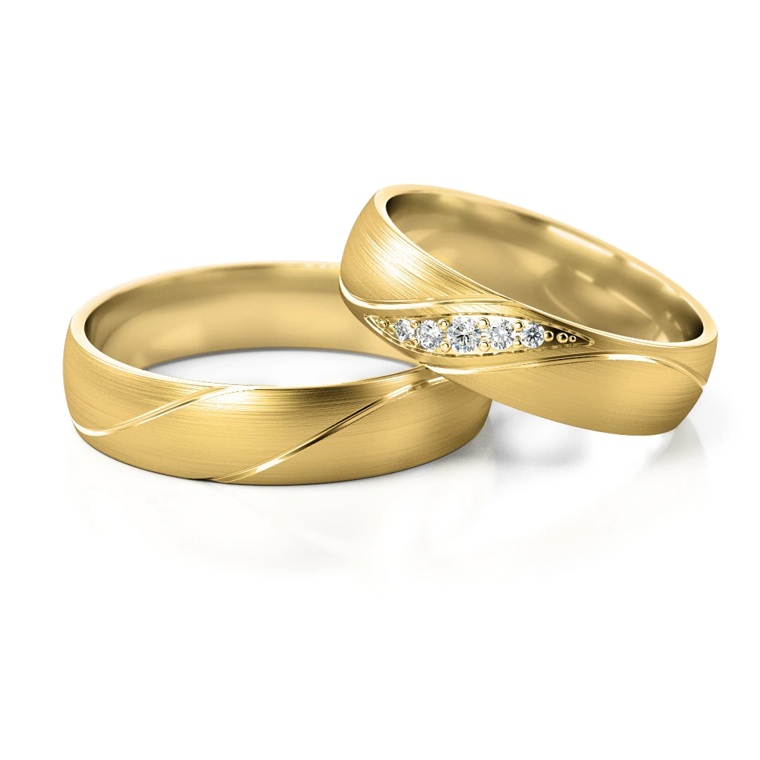 Trauringe "Pure Eleganz" - 284 W